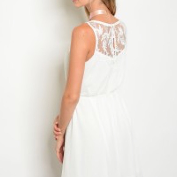 White Lace Dress - Picture 2 of 4